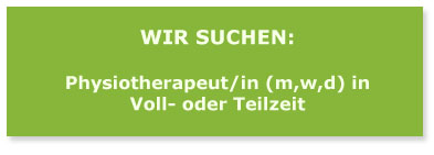 Stellengesuch Physiotherapeut/in